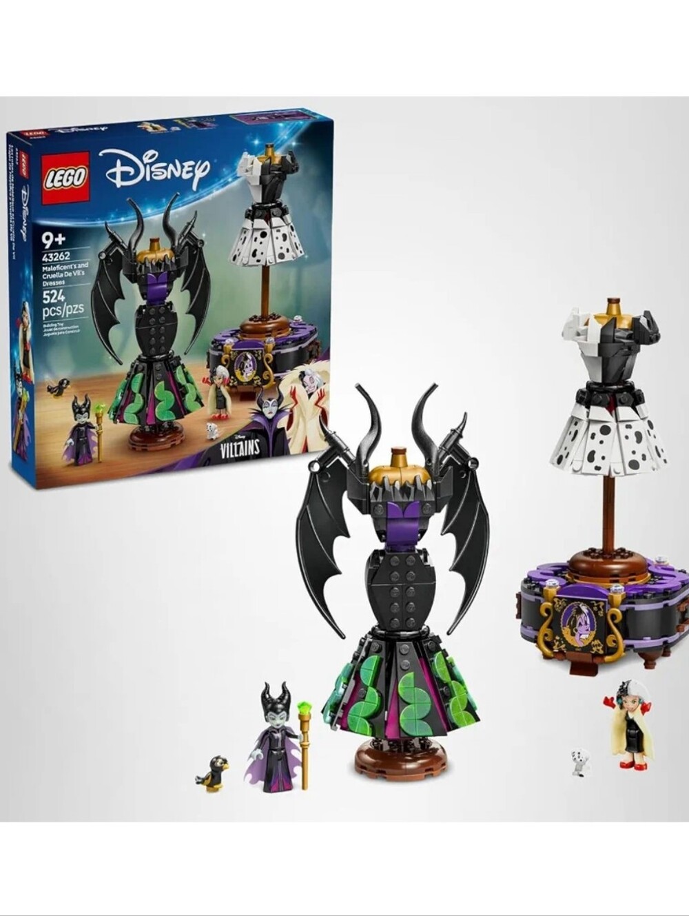 LEGO 43262 Disney Villains Dress-Up Box Set - Purple & Black